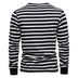 Men's Casual Long Sleeve Striped T-shirt - Minihomy