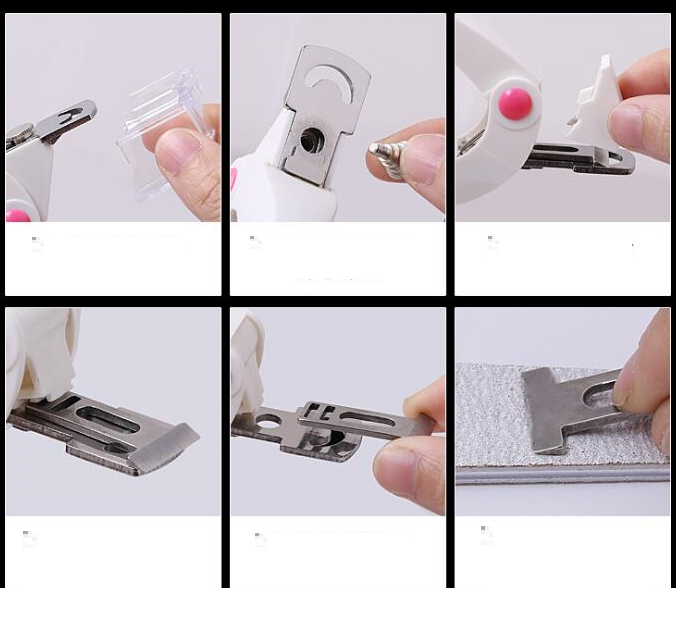 Nail Art Scissors False Nail Tips Edge Cutter - Minihomy