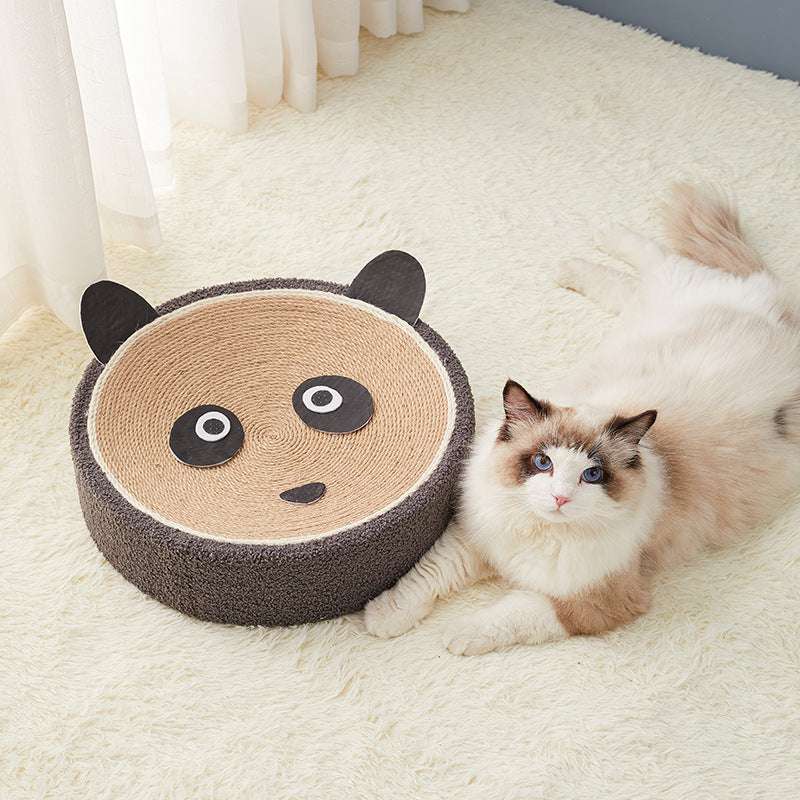 Cat Scratch Board Big Cat Toy Corrugated Cat Paper Bowl With Cardboard Bowl Grinding Claw Cat Sleeping Bed - Minihomy