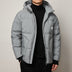 Men's Winter Warm Parka Jacket - Windproof, Short, Light Hooded Down - Minihomy