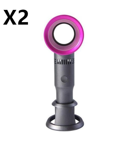 Portable Bladeless Fan with USB Charging - Quiet & Powerful Cooling - Minihomy