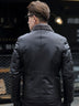 Male Short Chic Motorcycle Jacket - Thickened Coat - Minihomy