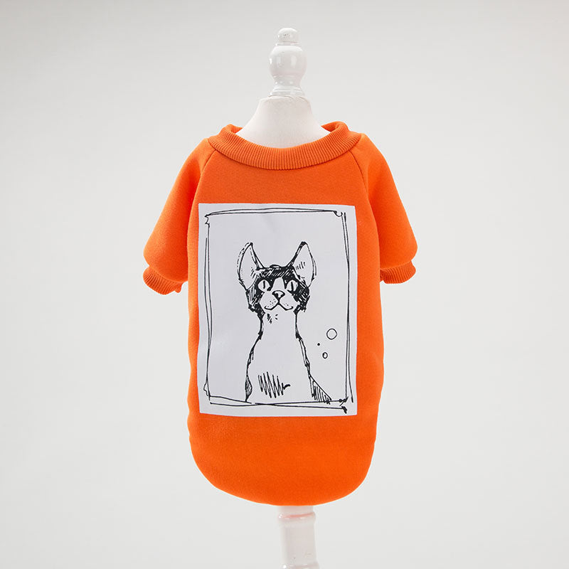 Cute funny spring autumn cat clothes - Minihomy