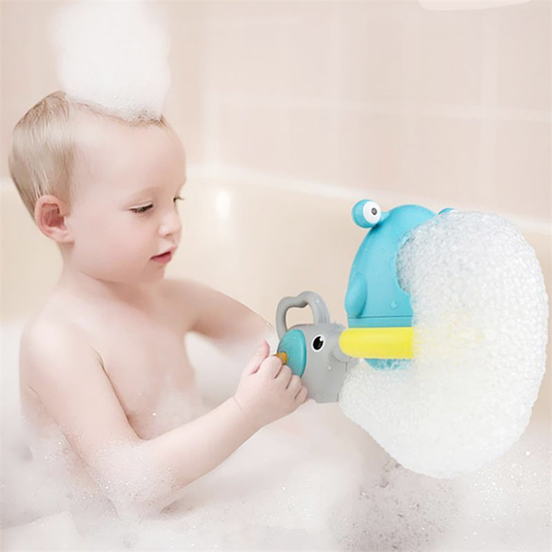 Bubble Machine Baby Bath Toy Pool Foam Making Machine Kids Play Water Games Toy Set - Minihomy