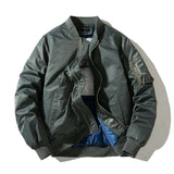 Military Flight Baseball Solid Pilot Jackets - Men - Minihomy