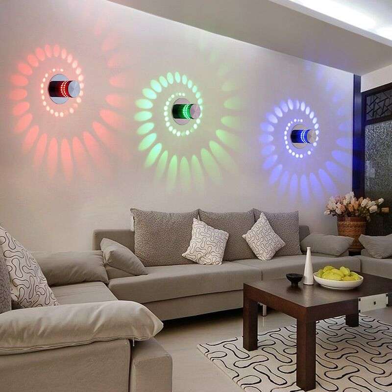 LED Wall Lights Modern Simple Spiral Wall Lamp - Minihomy