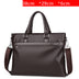 Large Capacity Business Handbag Men's Soft Leather Briefcase - Minihomy