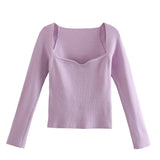 Women Pullover Solid Color Slim Jacket