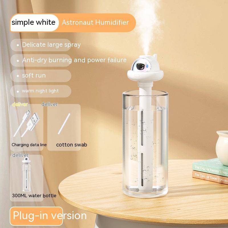 Mini Astronaut USB Humidifier: Portable & Silent Air Moisturizer - Minihomy