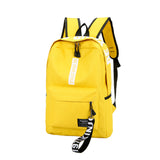 Canvas Large Capacity Fashion Letter Backpack - Minihomy