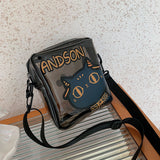 One-Shoulder PVC Simple Trendy Crossbody Transparent Shoulder Bag - Minihomy