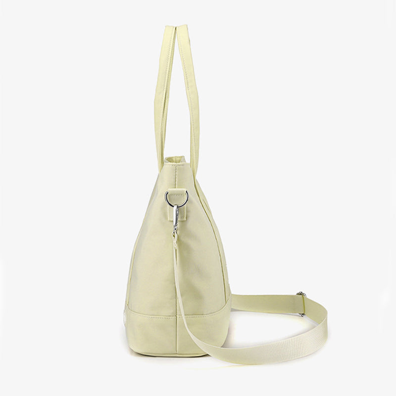 Large Capacity Tote Bag - New Shoulder Bag with Casual Korean Style and Solid Color Design - Minihomy