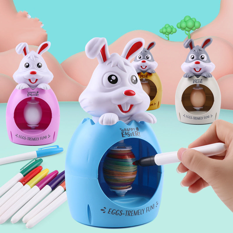 Easter Egg Decoration Coloring Kit Egg Painter Boys Girls Kids Diy Coloring Painting Gift Multicolor With Sound And Light - Minihomy