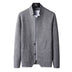 Pocket Stand Collar Cardigan Sweater Men - Minihomy