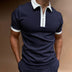 Men's Polo Shirt Men Solid Polo Shirts Brand Men Short-Sleeved Shirt - Minihomy