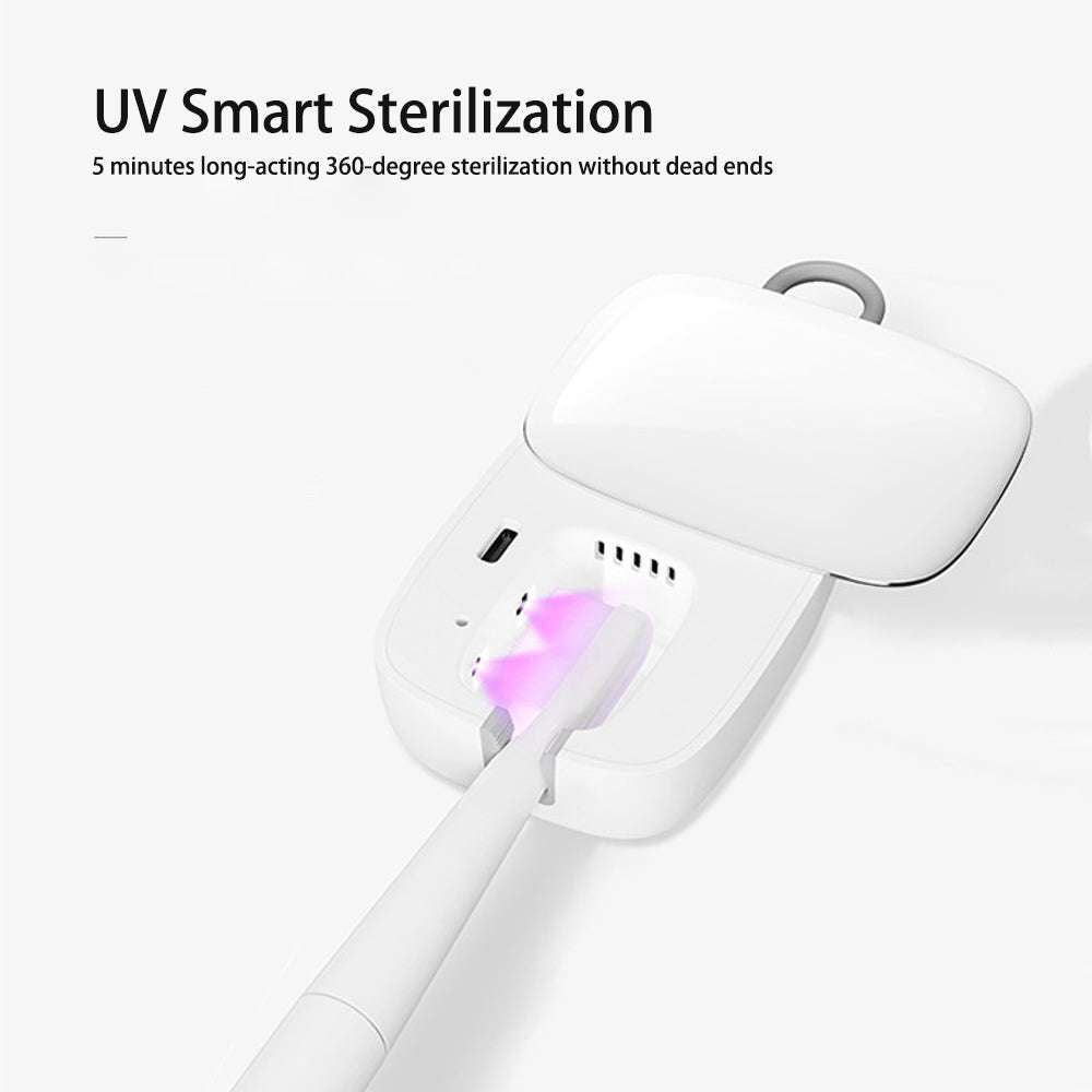 Double-head UV Electric Toothbrush Disinfection Box Smart - Minihomy