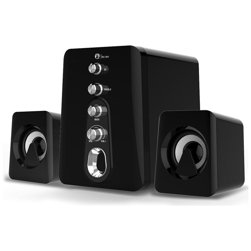 Mini USB 2.1 Speaker Wired Combination High Audio Heavy Bass Music Subwoofer Mobile Phone - Minihomy