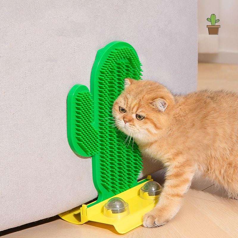 Cat Hair Scrubber Corner Tickle Toy - Minihomy