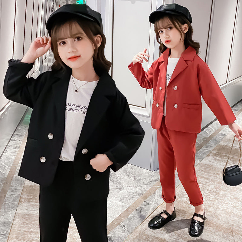 Girl suit two-piece suit - Minihomy