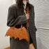 Halloween Spider Web Shape Shoulder Bags Personality Batgirl Messenger Crossbody Bag - Minihomy