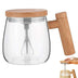 High-Speed Self-Stirring Coffee Mug - 400ML Electric Mixing Glass Cup - Minihomy