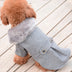 Pet Products Bipedal Solid Color Dog Autumn Winter Coat - Minihomy