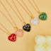 Heart Necklace Women Love Crystal Stone Necklace for Summer - Minihomy