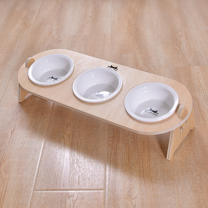 Double Dog Bowl for Cats: Food & Water Supplies - Minihomy