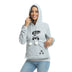 Casual Cat Print Hoodie With Big Pocket for Pets - Women's Long Sleeve Sweater - Minihomy