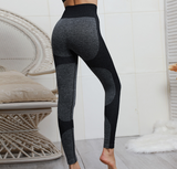 Seamless knitting hips moisture wicking yoga pants sports fitness pants