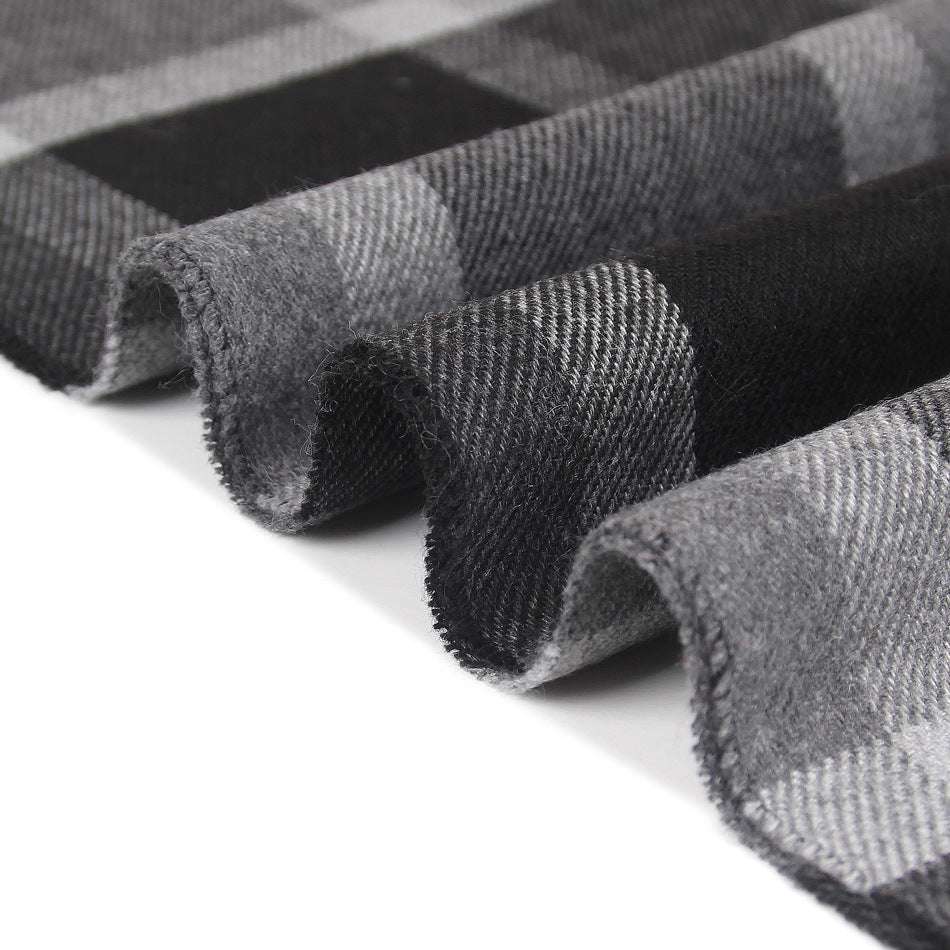 Men's Casual Plaid Artificial Cashmere Scarf - Minihomy