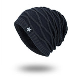 Five-Star Men's Knitted Hat - Minihomy