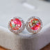 Female Cute Fashion Zircon Earrings Jewelry - Minihomy