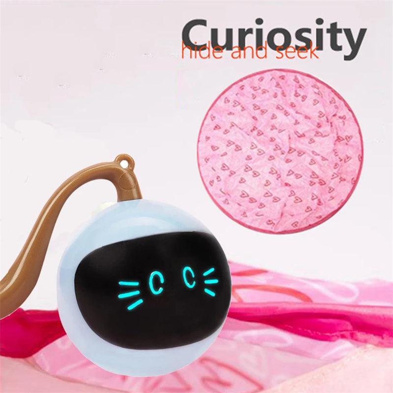 Automatic Funny Cat Toys Electric Motion Undercover Moving Bouncing Rolling Ball Interactive - Minihomy