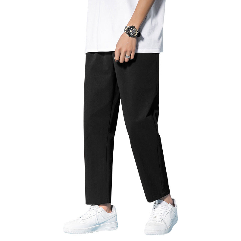 Mens Casual Solid Color Pants - Minihomy