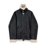 Men's Fleece Padded Collar Jacket - Minihomy