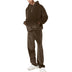 Men's Casual Plush Sweater Pants Suit - Minihomy