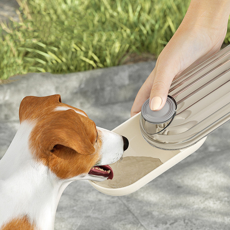 2-in-1 Pet Water Cup & Food Bowl - Portable Dog Walking Water Feeder, Leak-Proof - Minihomy