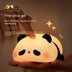 Cute Panda Night Light for Kids - Rechargeable Silicone Lamp, Timing Function, Bedroom Decor, Boys & Girls Gift - Minihomy