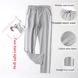 Loose Plus Size Straight Sports Pants - Minihomy