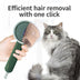 Pet Germicidal Sterilizing Comb - USB Rechargeable Automatic Hair Removal Brush - Minihomy