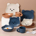 Home Cartoon Cute Bear-shaped Dinner Plate - Minihomy