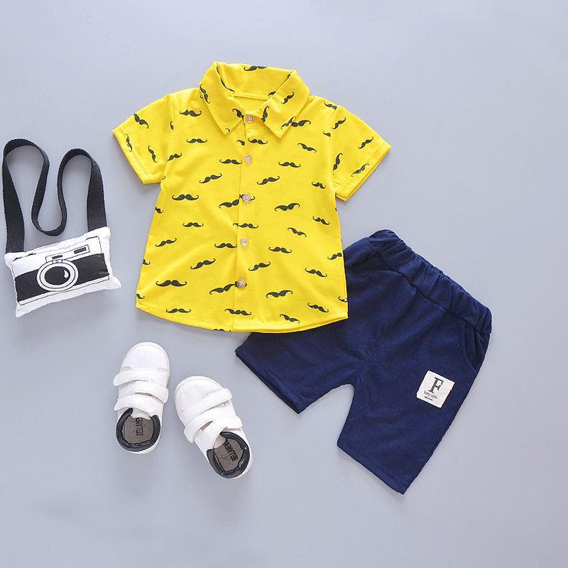 Baby Boys Short Sleeve Suits - Minihomy