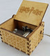 Antique Carved Wooden Hand Crank Music Box - Minihomy