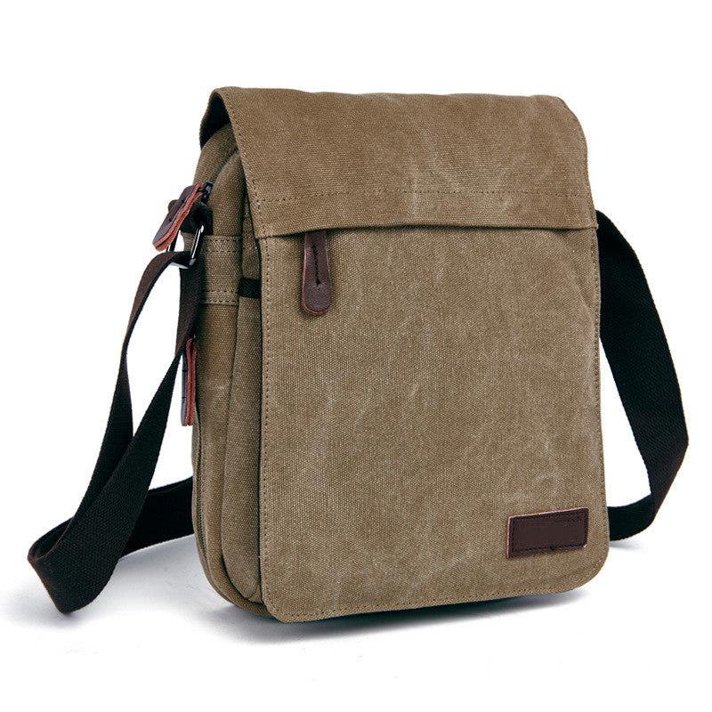 Men's Messenger Bag Canvas Shoulder Bag - Minihomy