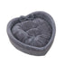 Heart Shape Soft Cozy Cat Pet Bed For Large Small Puppy Dog Cute Warm Cushion - Minihomy