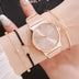 4pcs/Set Dress Women Rose Gold Watches Luxury Ladies Wrist Watch Female Quartz Clock Bracelet - Minihomy