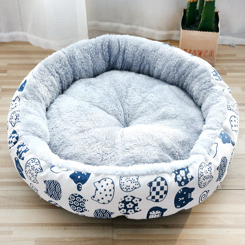 Dog And Cat Litter Padded With Round Cotton - Minihomy