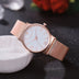 4pcs/Set Dress Women Rose Gold Watches Luxury Ladies Wrist Watch Female Quartz Clock Bracelet - Minihomy