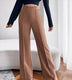 Loose Straight Pants Women High Waist Casual Trousers - Minihomy